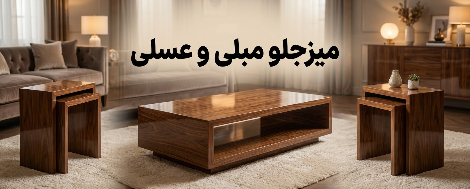 میز عسلی و جلومبلی